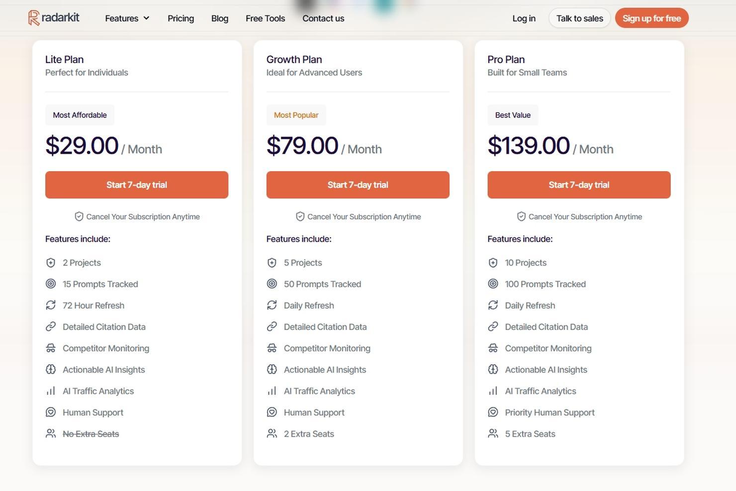 Pricing