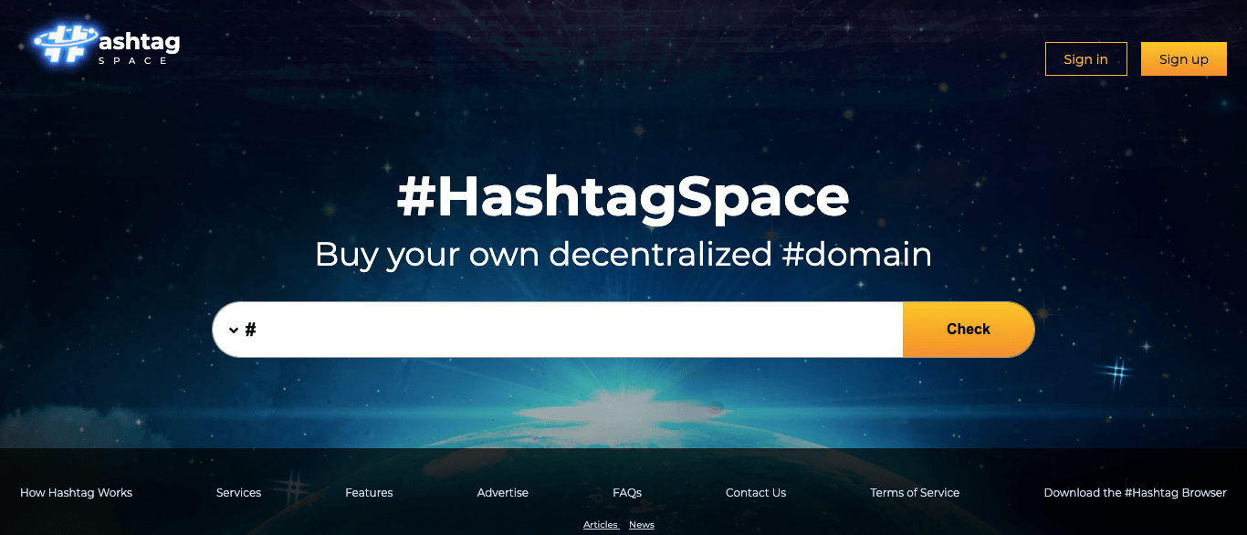 Hashtag.Space Image